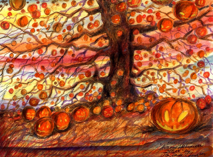 Haltree Ray Bradbury Tribute Halloween Tree by John Randall York