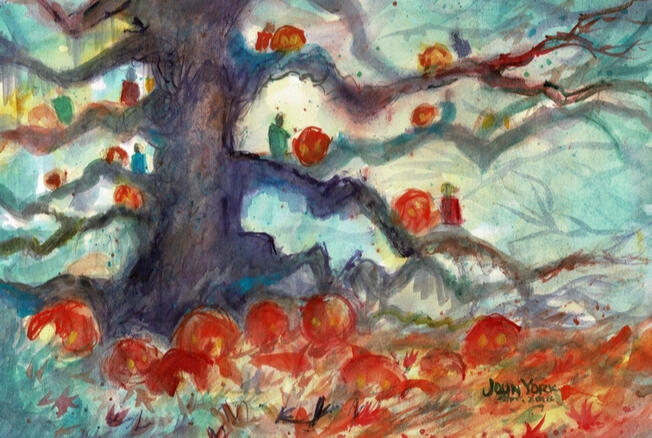 Dawn Halloween Tree by John Randall York